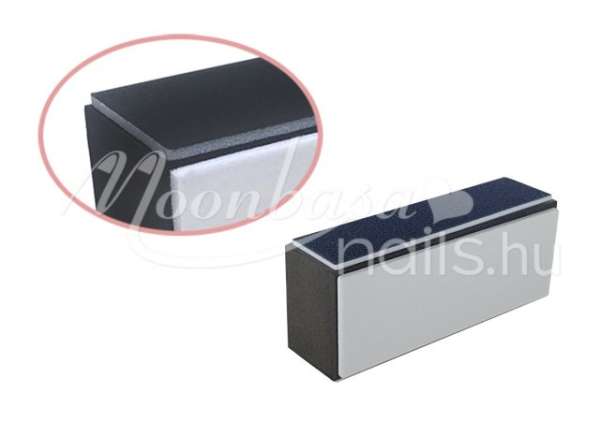 Polírozó tömb, háromoldalú  fehér/fekete 