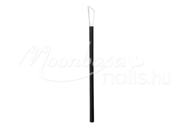 Rozsdamentes acél pedikűr kés Ferde Fekete #3045