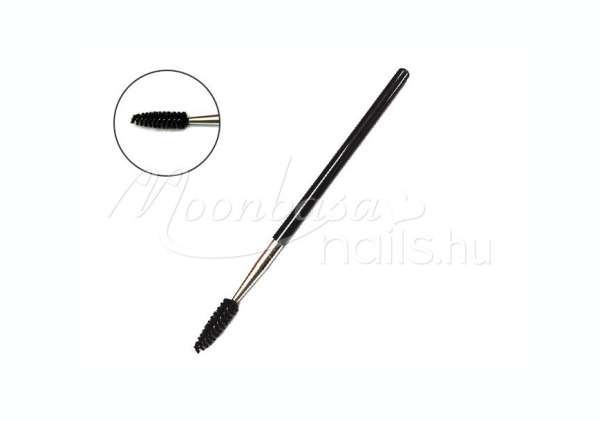 Spirál szemöldök ecset  Fekete ezüst #061