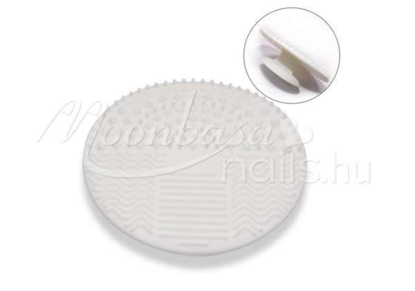 Szilikon, sminkecset tisztításra  Fehér #020