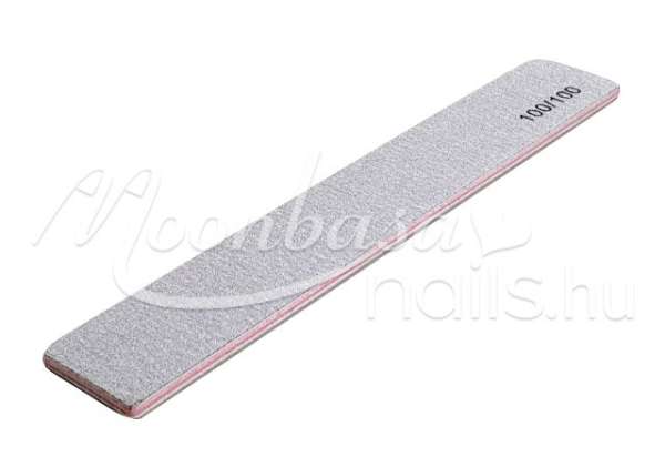 Szögletes reszelő 100/100 Szürke, pink középpel #1073