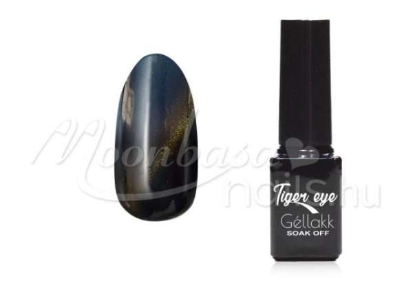 Tiger eye thermo géllakk 5ml Sötét méregzöld - éjkék #875