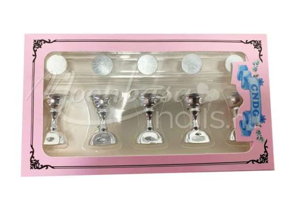 Moonbasanails mágneses díszítő tip tartó  Ezüst 