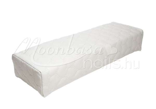 Műbőr könyöktámasz  Feher szívecskés 