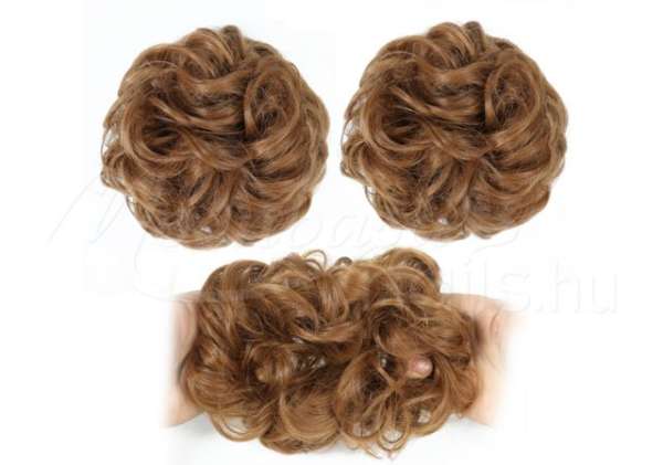 Gumis konty/copf  Mogyoróbarna #A302Q5-30