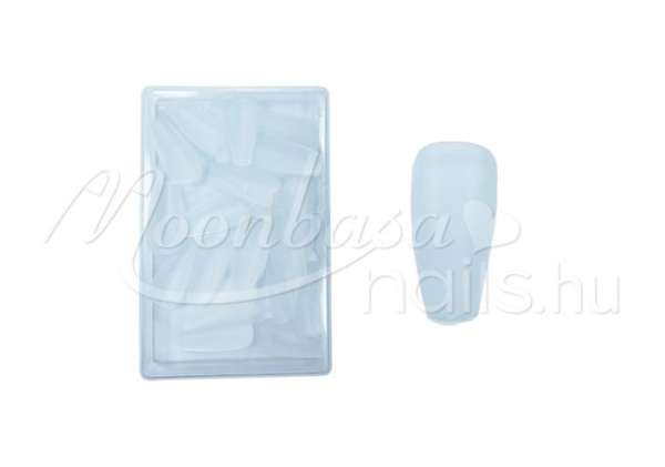 Matt átlátszó műköröm tip 50db  #015-2