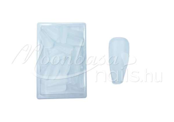 Matt átlátszó műköröm tip 50db  #015-7