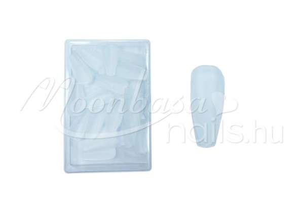 Matt átlátszó műköröm tip 50db  #015-8