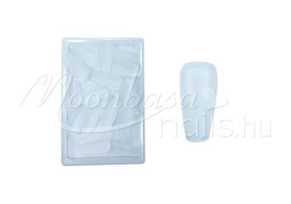 Matt átlátszó műköröm tip 50db  #015-3