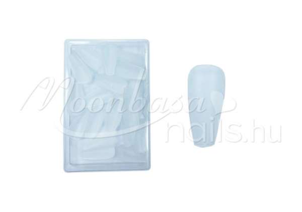 Matt átlátszó műköröm tip 50db  #015-4