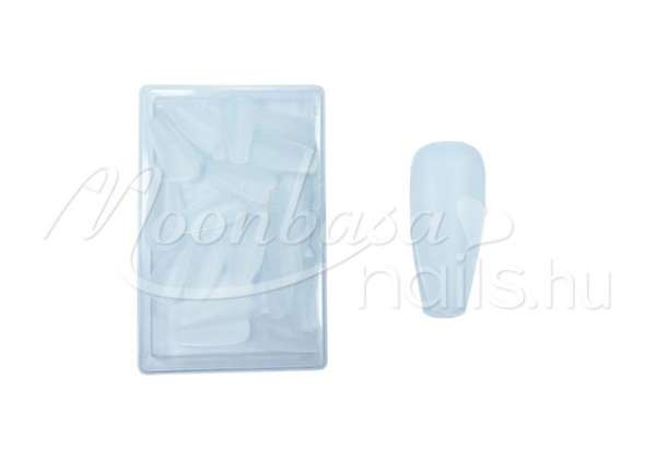 Matt átlátszó műköröm tip 50db  #015-6