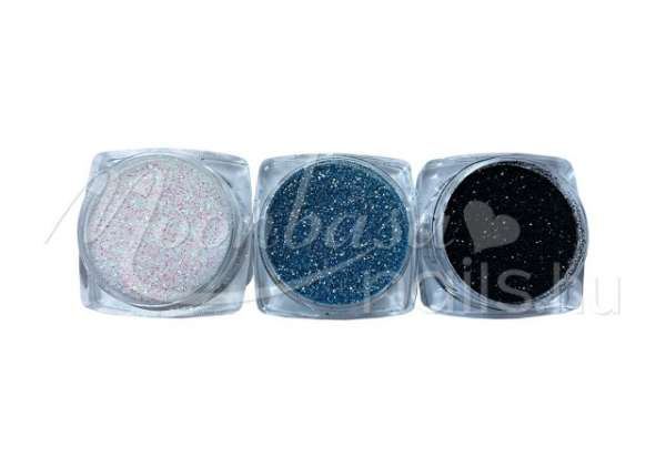 Csillámpor szett 3db Tél 