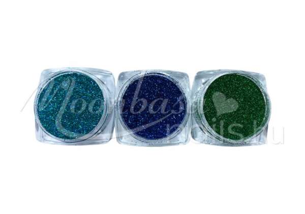 Csillámpor szett 3db Fiús 