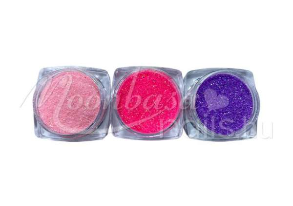 Csillámpor szett 3db Lányos 