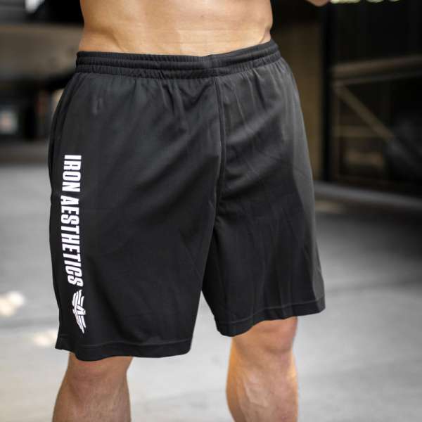 Funkciós rövidnadrág Iron Aesthetics, fekete B&W