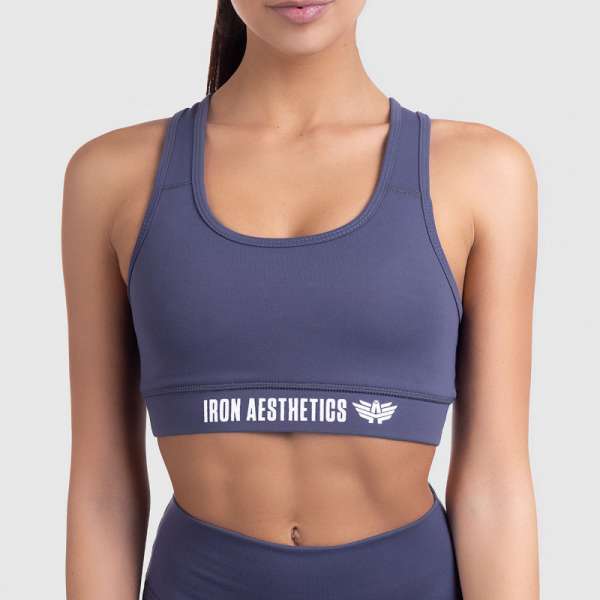 Női sportmelltartó STUFFED - Iron Aesthetics, lila