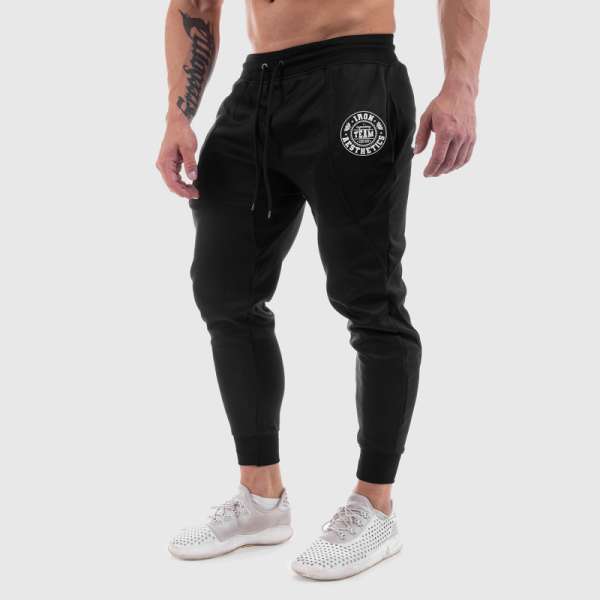 Jogger melegítő Iron Aesthetics Circle Star, fekete