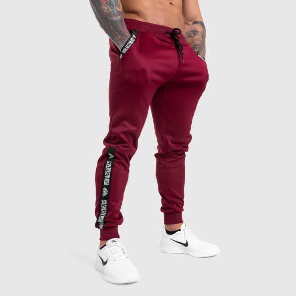 Jogger melegítő Iron Aesthetics Partial, bordó