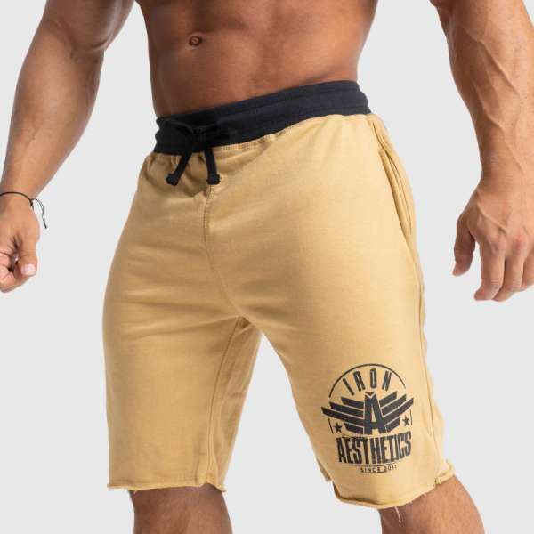 Férfi melegítősort Iron Aesthetics Force, homokszín