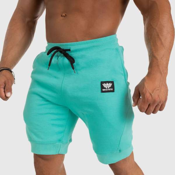 Férfi melegítősort Iron Aesthetics Badge, türkiz