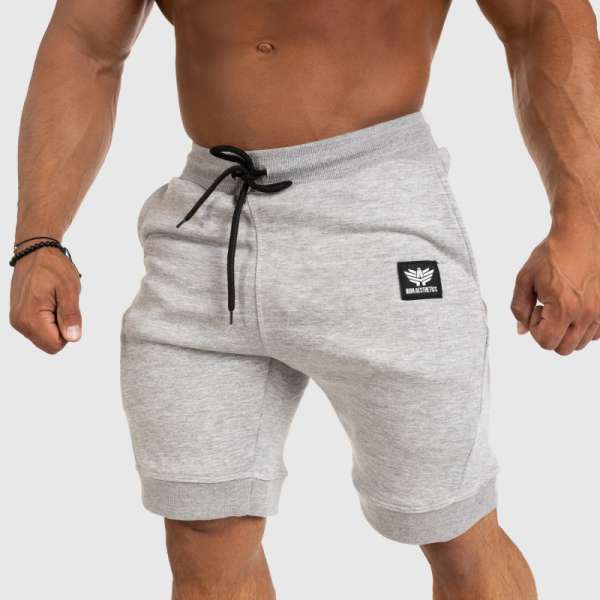 Férfi melegítősort Iron Aesthetics Badge, világosszürke