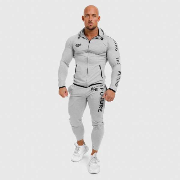 Férfi Slim Fit sportszett Iron Aesthetics Beyond the Future, szürke