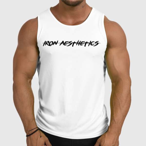 Férfi funkcionális atléta Iron Aesthetics Sporty, fehér