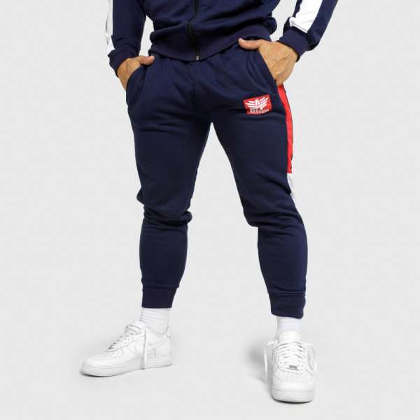 Jogger melegítőnadrág Iron Aesthetics Tricolora, navy