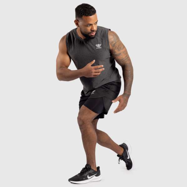 Funkcionális atléta Iron Aesthetics Texture, fekete