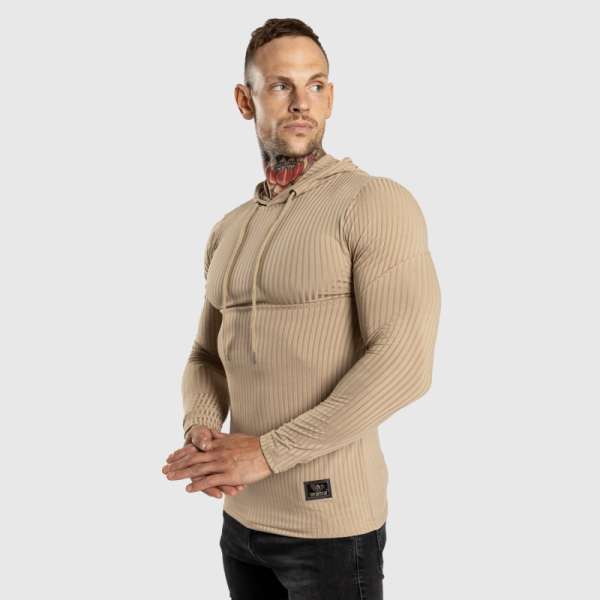 Férfi hosszú ujjú póló Iron Aesthetics Stringer, khaki