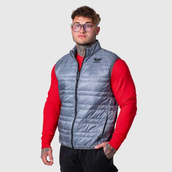 Férfi mellény Iron Aesthetics Bodywarmer, világosszürke