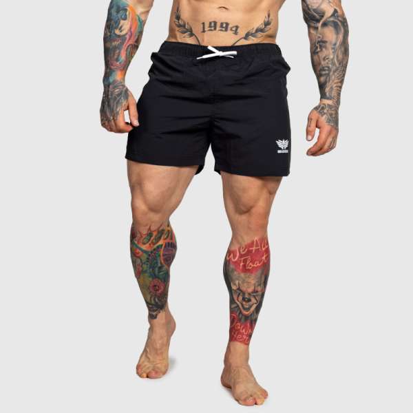 Férfi úszóshort Iron Aesthetics Sunshine, fekete