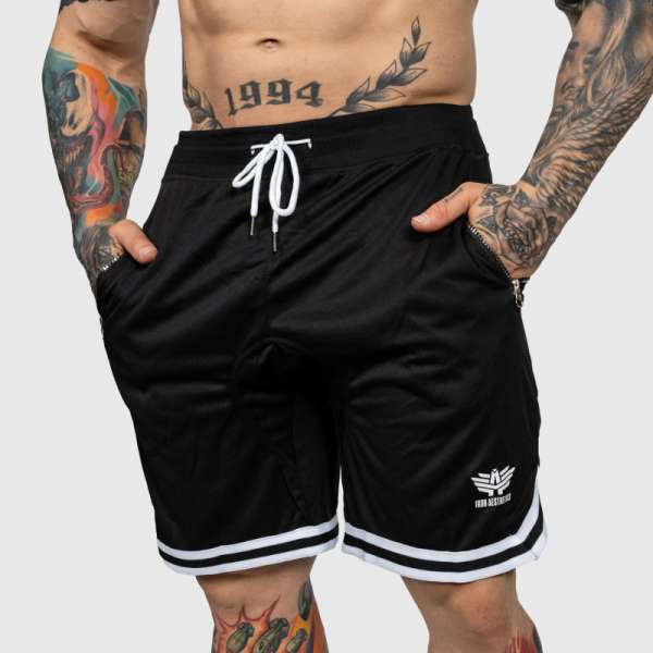 Edzőshort Iron Aesthetics Unleash, fekete