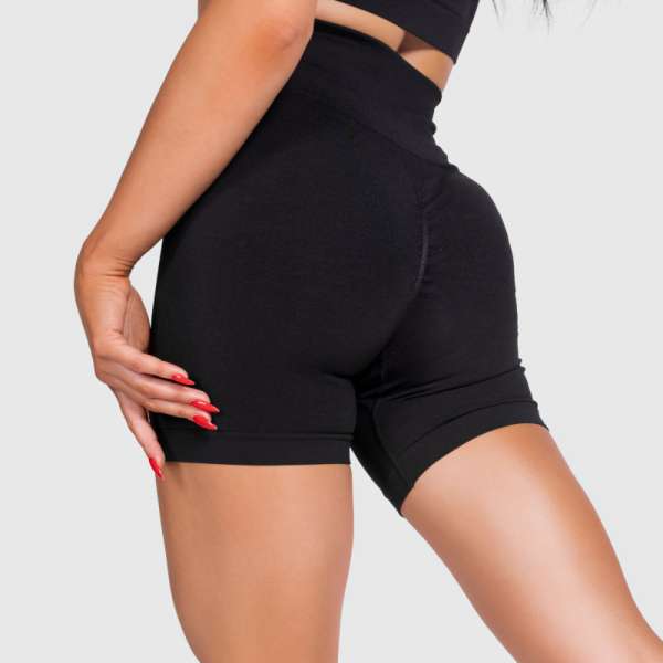 Női rövidnadrág Iron Aesthetics Uplift, fekete