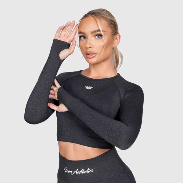 Sportos felső Iron Aesthetics Spirit, fekete