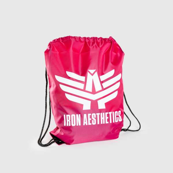 Zsinóros hátizsák Iron Aesthetics Go-To, rózsaszín