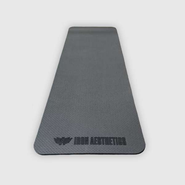 Tornaszőnyeg Iron Aesthetics Yoga Mat, fekete