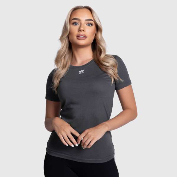 Női sportpóló Iron Aesthetics Fitsy, szürke