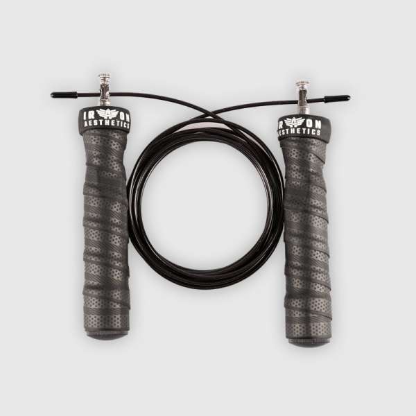 Ugrálókötél Iron Aesthetics Heavy Jump, fekete