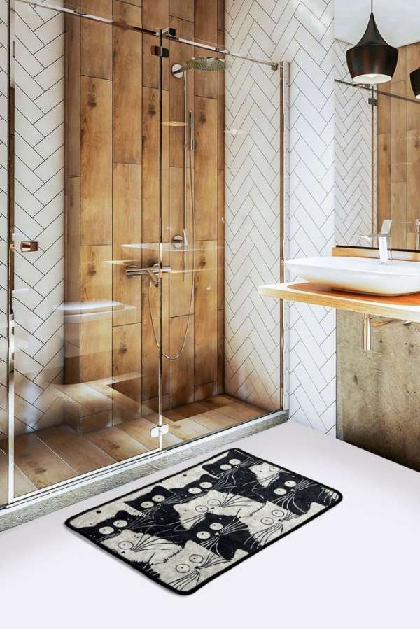 Fürdőszobaszőnyeg, többszínű - - Butopêa