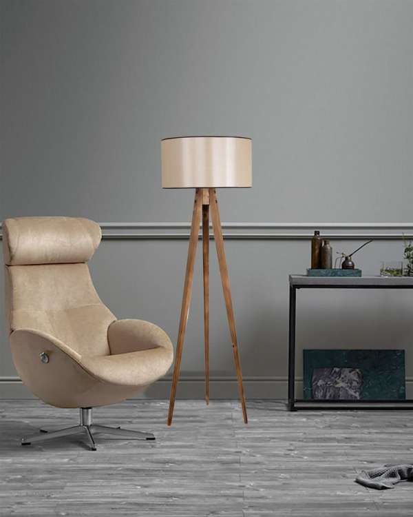 Állólámpa, barna - - Butopêa