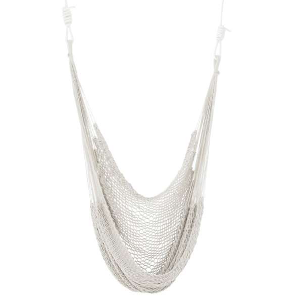 Hálós függő hintaszék, fehér - - Butopêa