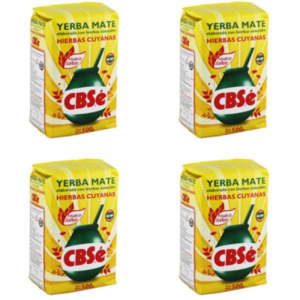 Mate tea CBSé Fogyasztó Cuyanas, 2000g (4 x 500 g)