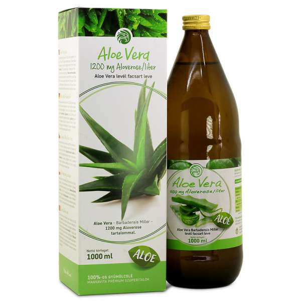 Mannavita ALOE VERA ital 100%-os, 6 x 1000ml (5+1 ajándék)