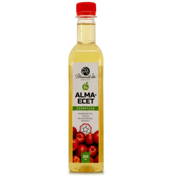 Szűretlen ALMAECET természetes dupla erjesztéssel, 500ml (12db)