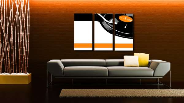 Kézzel festett POP Art festmény DJ 3 db dj5 | különböző méretek