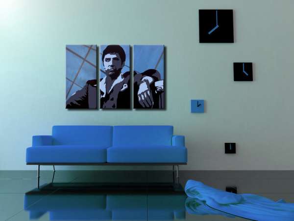 Kézzel festett POP Art festmény AL PACINO 3 darab al19 | különböző méretek