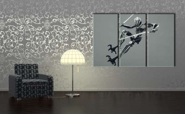 Kézzel festett POP Art festmény Star Wars 3 darab sw4 | különböző méretek