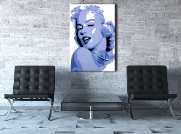 Kézzel festett POP Art festmény Marilyn Monroe 1 db mon | különböző méretek