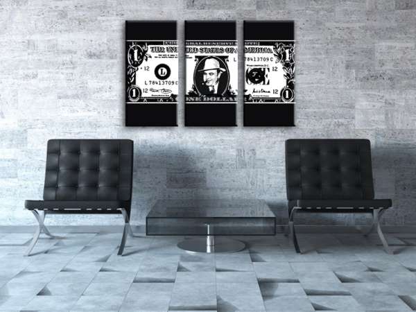 Kézzel festett POP Art festmény AL CAPONE 3 db ac2 | különböző méretek